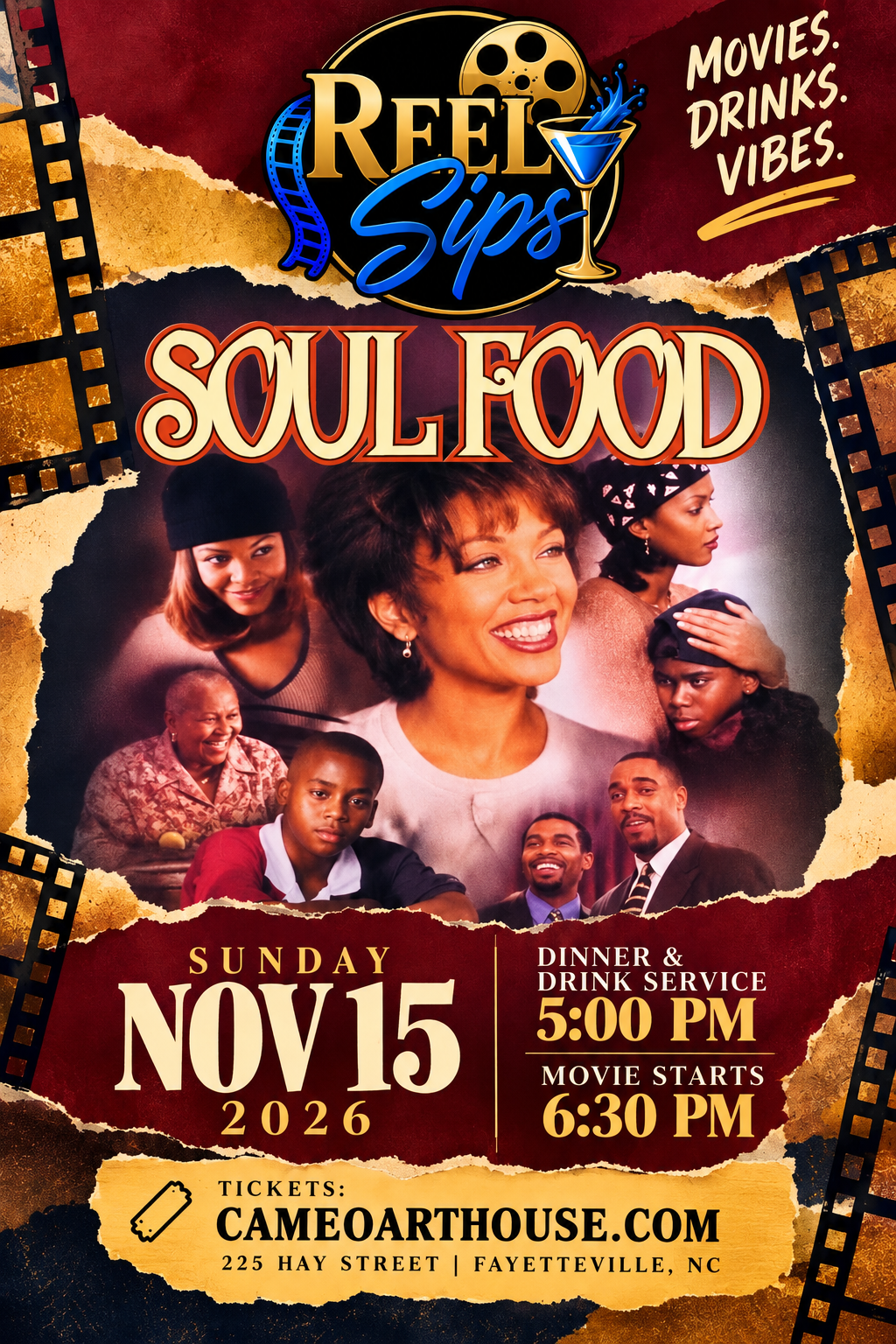 REEL SIPS: Soul Food event artwork