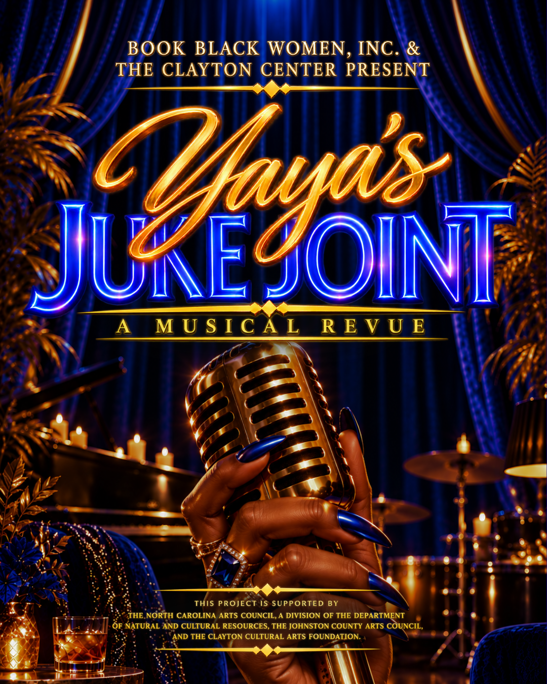 Yaya’s Juke Joint: A Musical Revue flyer — January 16, 2027, The Clayton Center
